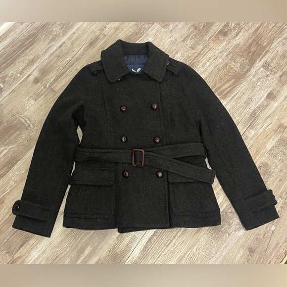 AMERICAN EAGLE - Classic Wool Coat - Size Medium - Picture 1 of 4